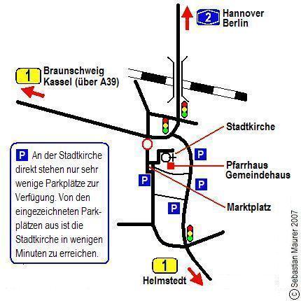 Anfahrskizze