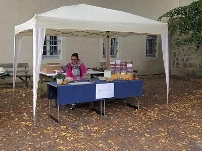 Info- und Mitmachstand des Geopark . Braunschweiger Land . Ostfalen