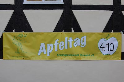 Willkommen beim Apfeltag am 4. Oktober 2020 im Paradiesgaren der St.-Marien-Kirche in Wolfsburg