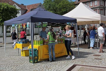 Umweltmarkt in Wolfenbüttel 2022 – auch hier waren wir mit einem Stand vertreten